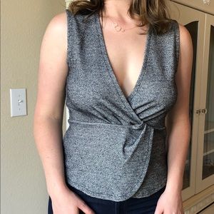 Women J. Crew V Neck Sleeveless Blouse